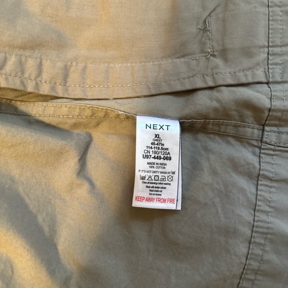 Next Zip Through Shacket, grey, XL, vintage, brand new, never worn - Picture 6 of 6